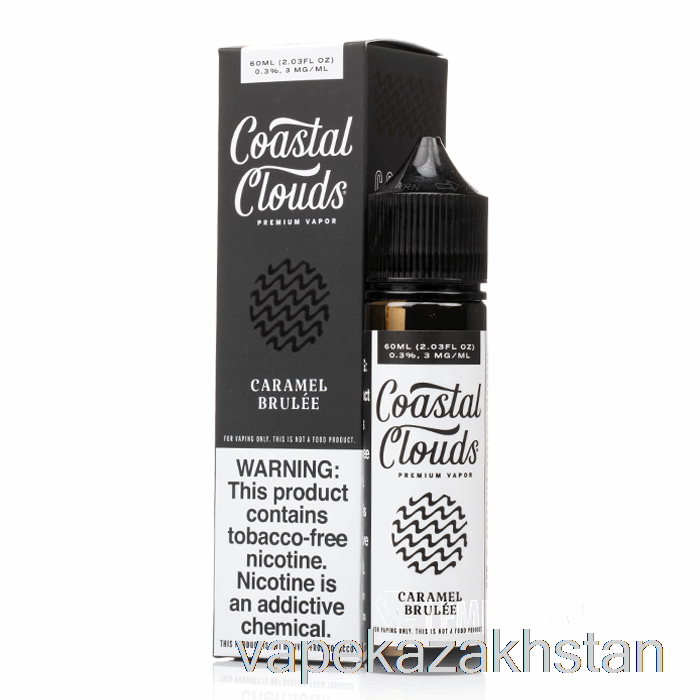 Vape Kazakhstan Caramel Brulee - Coastal Clouds Co. - 60mL 3mg